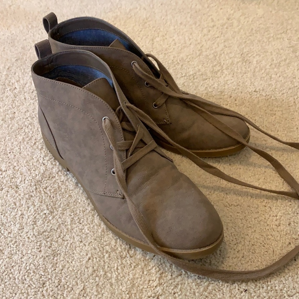 Beige Fall Boots